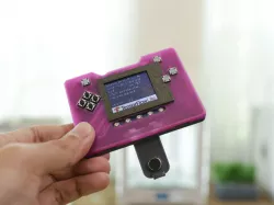 PyBadge Case with Flip Out Mic (TensorFlow Lite Kit)