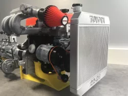 Radiator extension for the Toyota 22RE Engine