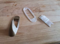 Remixed 3M hook: snap on invisible strip