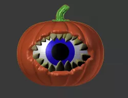 Scary pumpkin Ikea Ledberg