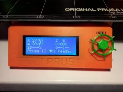Ship's wheel knob for LCD