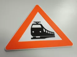 Sign Railroad Crossing
