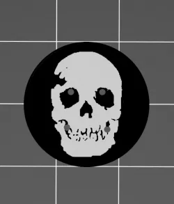 Skull Button