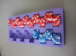 Small poker chip tray