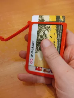 Snap-fit hinge wallet / card case