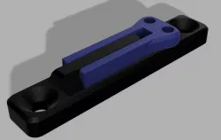 Snap fit wall mount