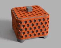 Square Hexagon Box