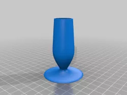 Stylish toothbrush stand with drain