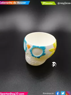 Sugar Skull Vase (Multicolor)