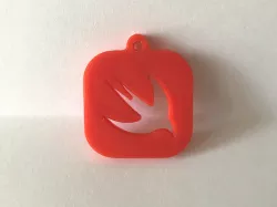 Swift Logo Keychain