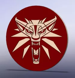 The Witcher Logo Inverted
