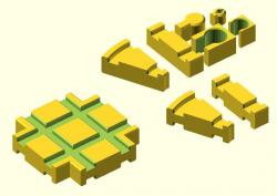 tracklib extended openscad library for rendering toy train parts added ...