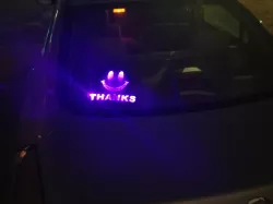 Traffic Courtesy Thank You Light