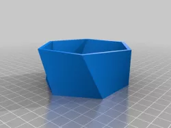 Twisted Hex Pot