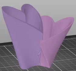 Two Hearts Snuggling Multicolour Remix