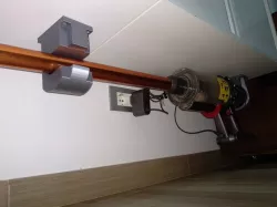 Under cabinet brackets for Dyson V10 vacuum cleaner