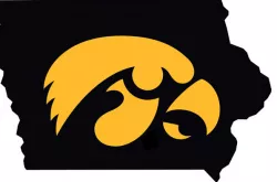 University of Iowa Hawkeyes magnet