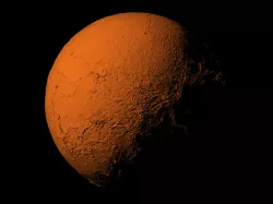 Venus with known topography scaled one in sixty million