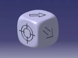 Warhammer Battle dispersion dice