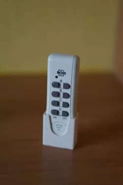 Wireless socket remote control holder