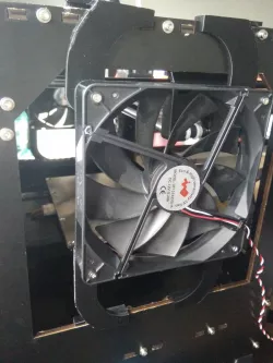 120 / 140 mm Build Chamber Fan mount for CTC / Flashforge / Makerbot Replicator
