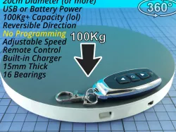 18\20cm Motorized Turntable