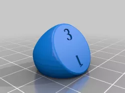 3-Sided Die