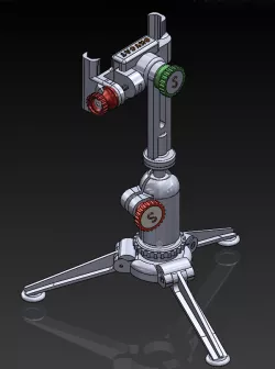 360° Universal Head with Tripod and Phone Holder