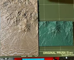 3D printable terrain models