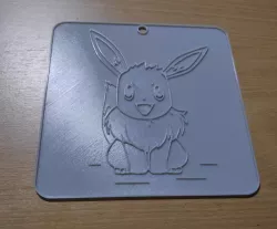 3D printed coloring page (Eevee)