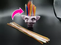 3D printed hair Troll