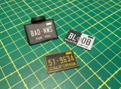 3DSets Landy License plates / Number plates