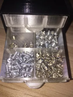 4 Square Divider drawer for Resistor box