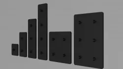 40mm Aluminium Profile Endcap