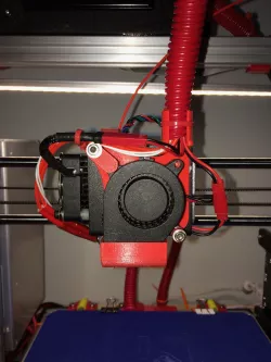 40x20 fan mount and ducts with wire management