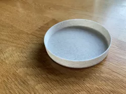 85mm round pot tray 12mm tall
