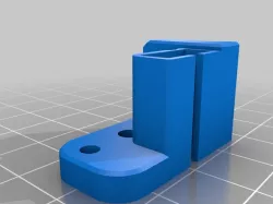 Adjustable BL-Touch sensor mount for Ender 3 and CR10 REMIX to use a 6-32 screw and nut (with STEP file)