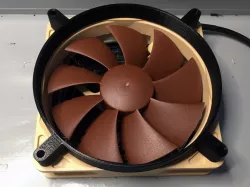 Airbrush spray booth Noctua fan adapter