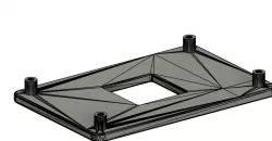 AM4 Stock fan mount backplate