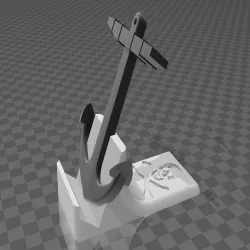 Anchor Skull and Bones Smartphone Stand