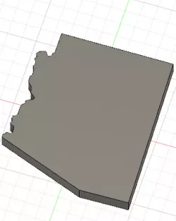 Arizona State Outline