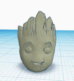 Baby Groot toothpaste topper