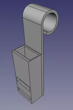 Baofeng radio car hanger