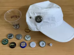Beer Bottle Cap Button