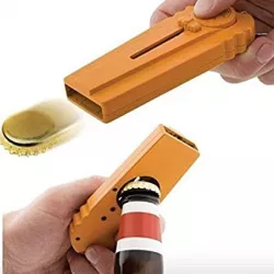 Beer cap launcher