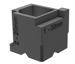 Better 3 axis calibration cube
