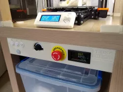 Bigger Front Panel Ikea Lack Table 3 Buttons (with Prusa Logo)
