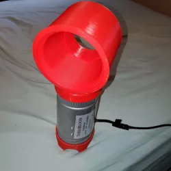Bladeless Fan Using Duct Fan