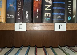 Bookshelf Label Clips