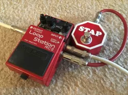 Boss RC-2 Loop Station "Stap" Box Enclosure (Stop / Tap Tempo)